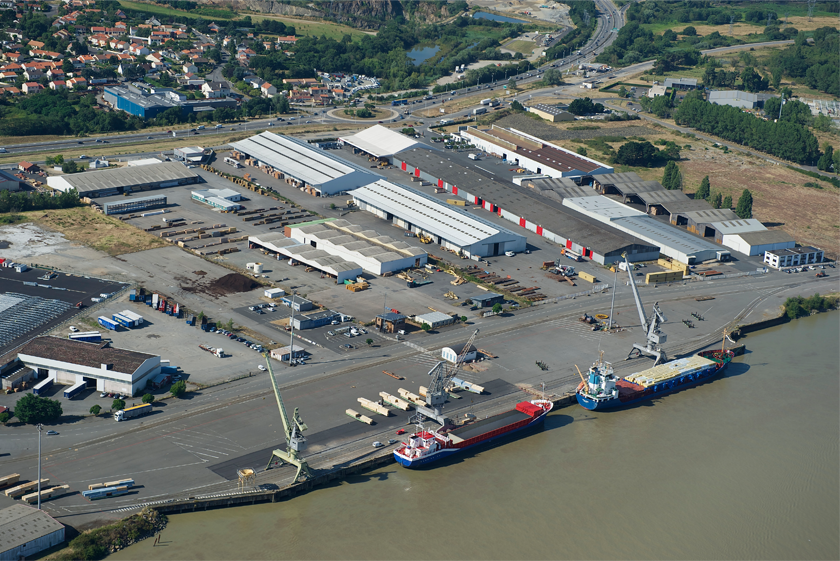 Plataforma de CUPASTONE en Nantes-Cheviré