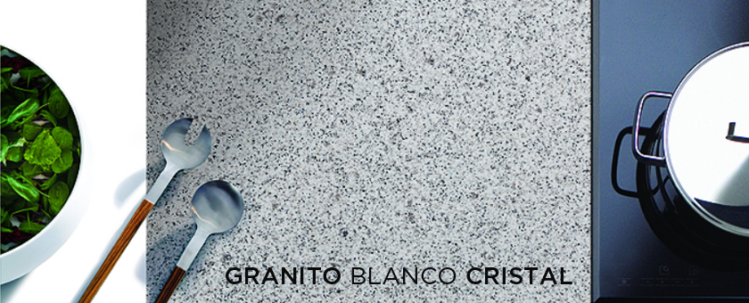 Encimera de Granito Blanco Cristal CUPASTONE