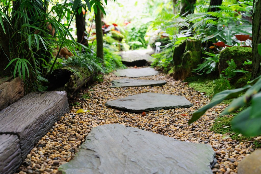pasos japoneses jardin