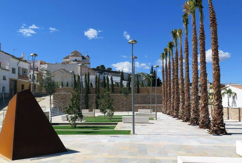 Proyecto de Estación de Autobuses de Alhaurín el Grande con piedra natural CUPA STONE