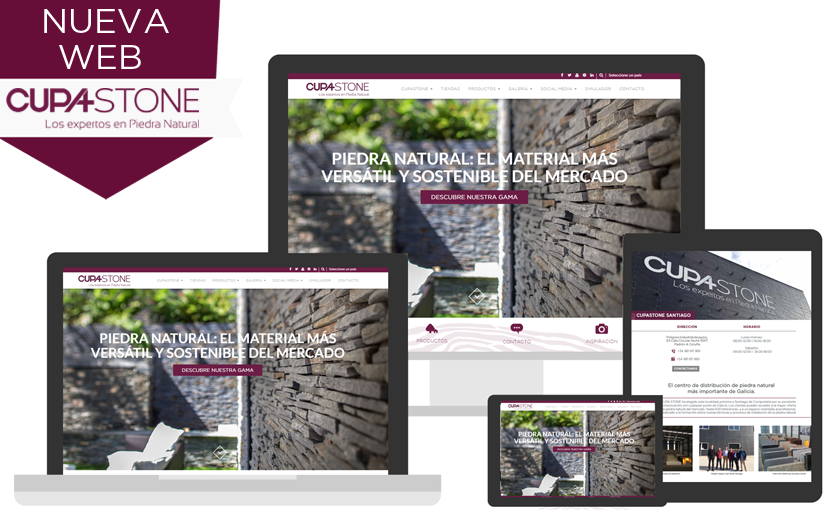 Nueva web de CUPA STONE