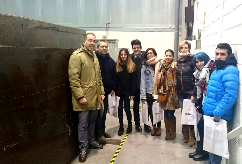 Visita de estudiantes a CUPA STONE Alpina