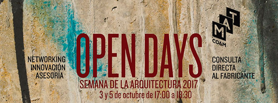 CUPA STONE participa en los Open Days del COAM