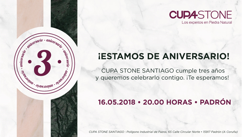 Tercer aniversario de CUPA STONE Santiago