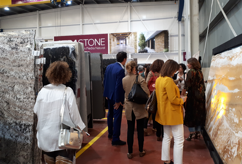 Visita de los decoradores de CUPA STONE Madrid