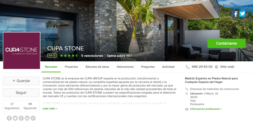 Canal de CUPA STONE en Houzz 