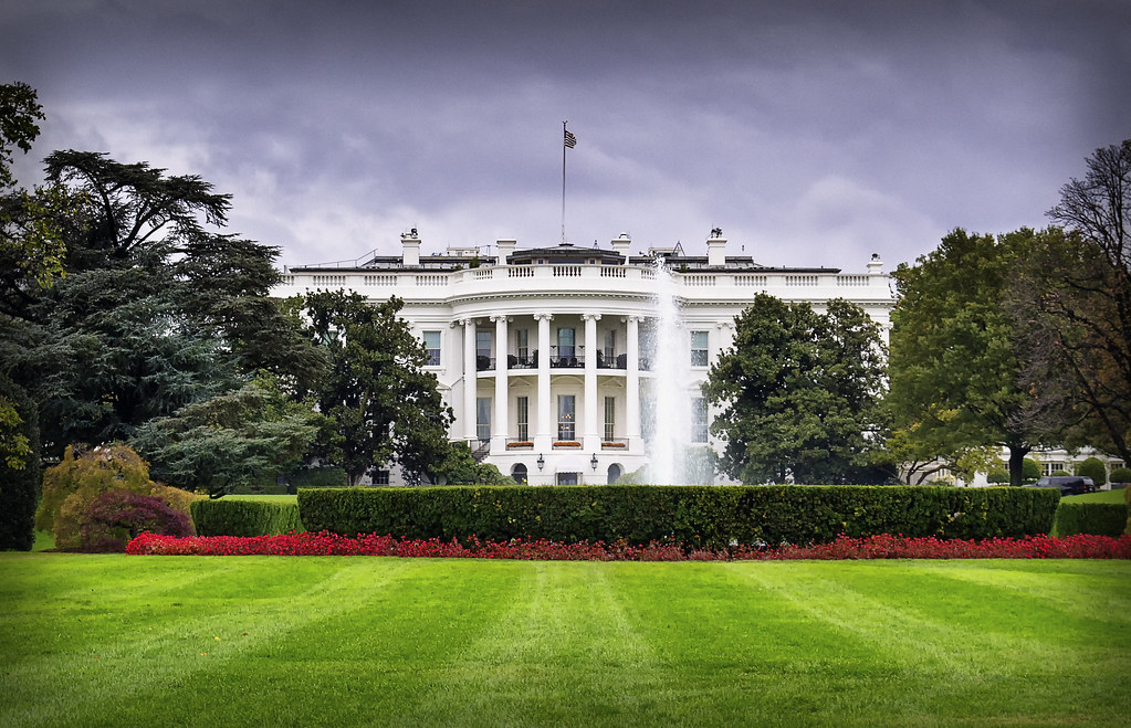 La Casa Blanca está cubierta con una arenisca de tonos claros