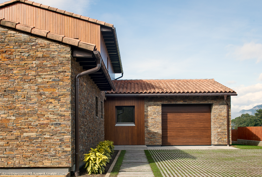 Vivienda pasiva con piedra natural CUPA STONE