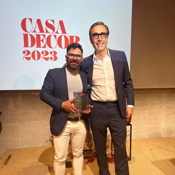 miguel muñoz y guillermo oviedo en los premios casa decor 2023