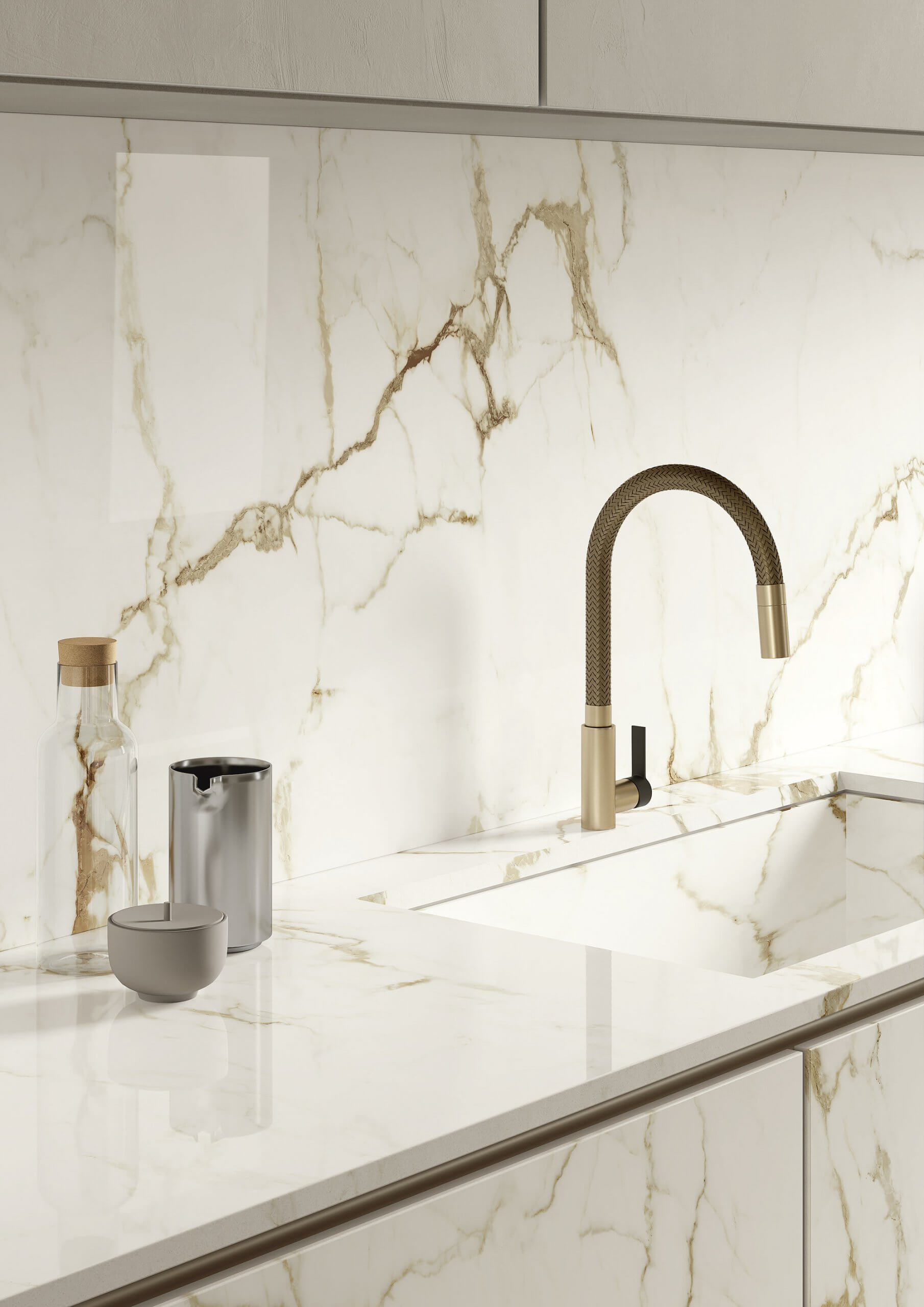 Sapienstone Calacatta Macchia Vecchia Cashmere 4D 3