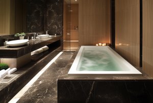 Baño negro marquina