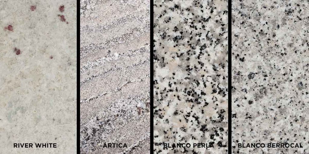 muestras granito blanco