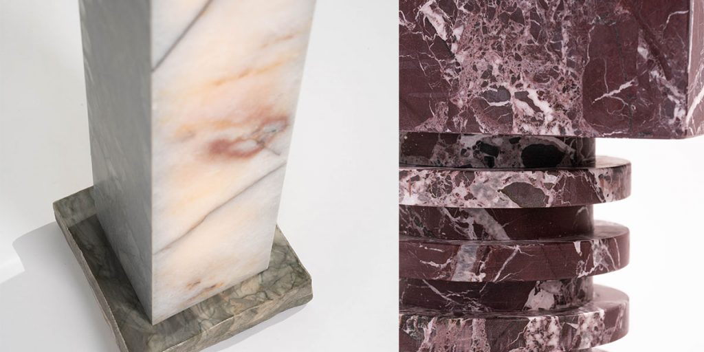 lamparas de piedra natural